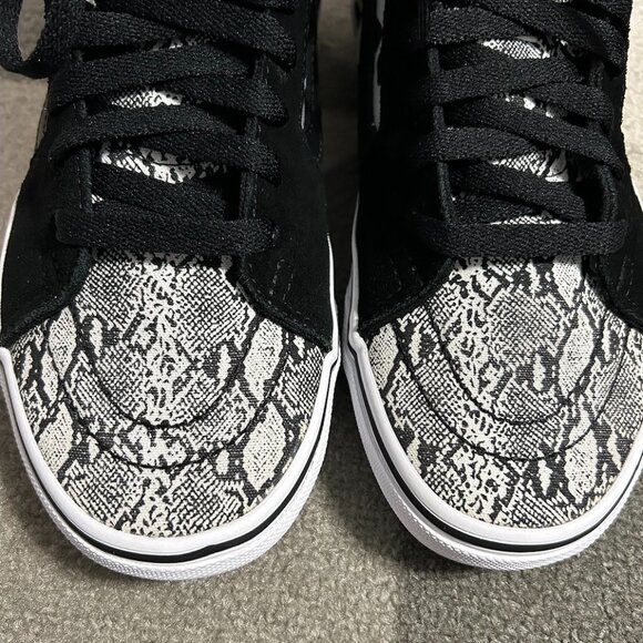 Vans SK8-Hi Snake Skin/Leopard/Plaid Sneakers Men's 5/Women's 6.5 - Picture 5 of 15